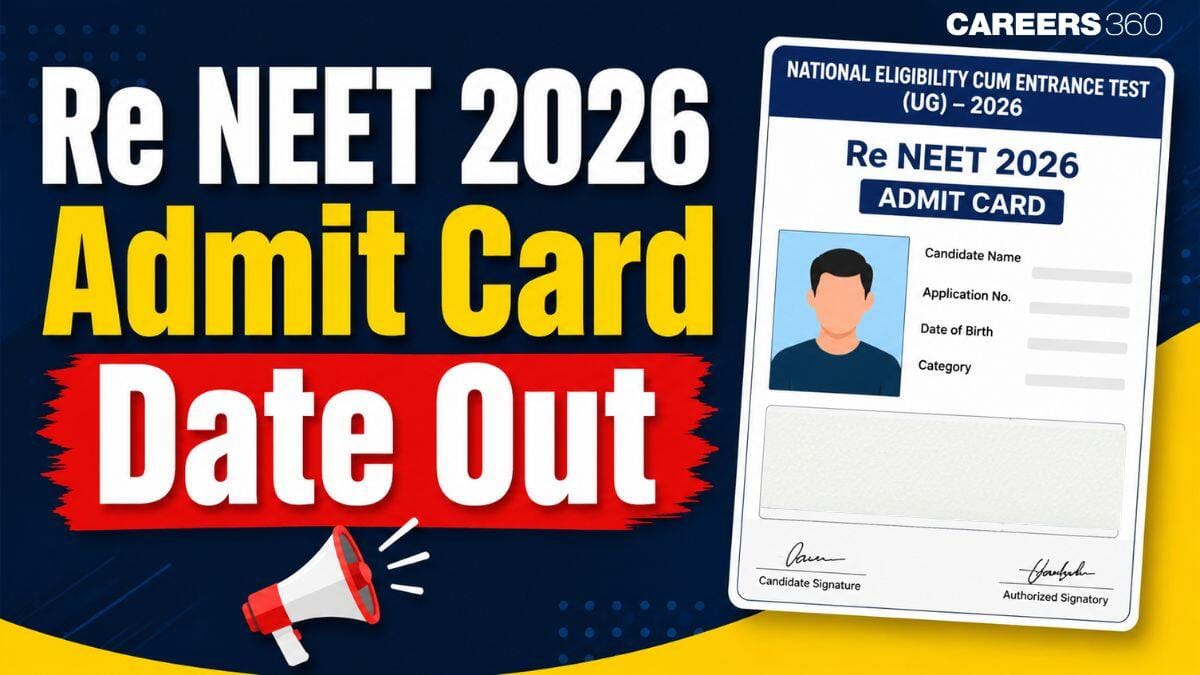 NTA Re NEET 2026 Admit Card Date Out at neet.nta.nic.in
